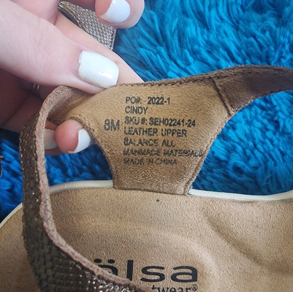 Halsa Womens Cindy Style Footwear Size 8 - Picture 6 of 8